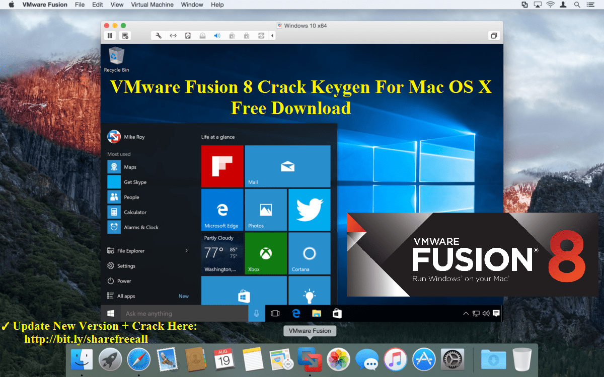 vmware fusion 8.0 + keygen for mac os x